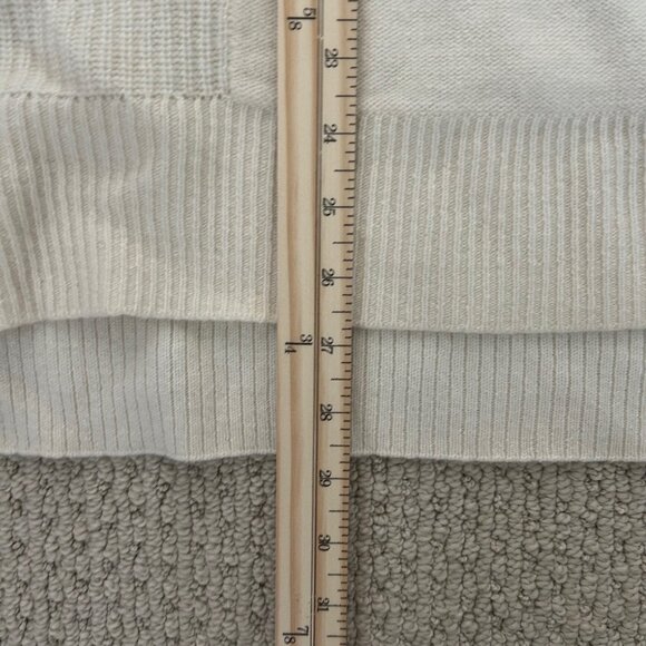 Athleta Sweater Cashmere Long Sleeve Smock Cowl Neck Hood Kangaroo Pocket SZM - Picture 8 of 8